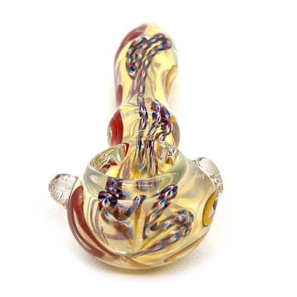 画像6: Color Changing Hand Glass Pipe ガラスパイプ (6)