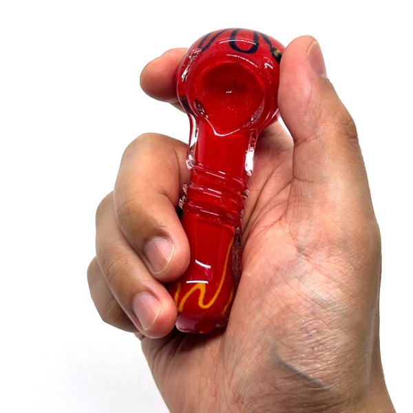 画像7: Spoon Hand Glass Pipe ガラスパイプ (7)