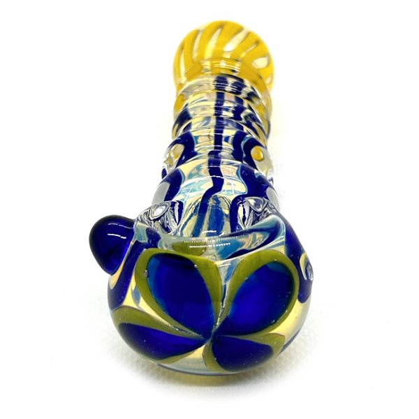 画像6: Color Changing Hand Glass Pipe ガラスパイプ (6)