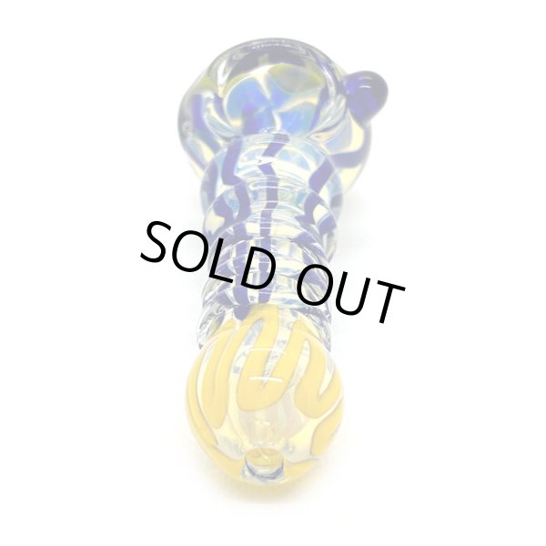 画像5: Color Changing Hand Glass Pipe ガラスパイプ (5)