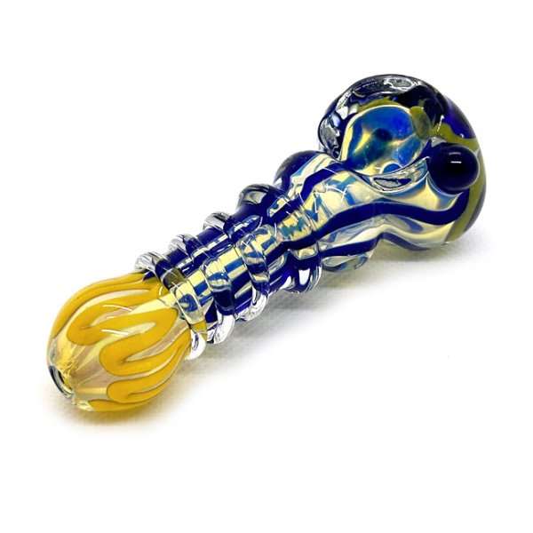 画像1: Color Changing Hand Glass Pipe ガラスパイプ (1)