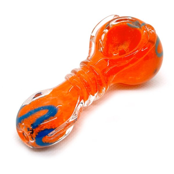 画像1: Spoon Hand Glass Pipe ガラスパイプ (1)