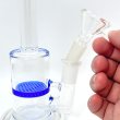 画像2: Slim Honeycomb Glass Bong  ガラスボング 15cm (2)