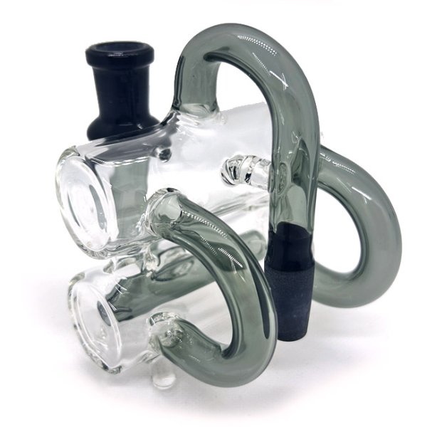 画像1: Recycler Ash Catcher ガラスボング用 拡張チャンバーパーツ 14mm  / 90° (1)