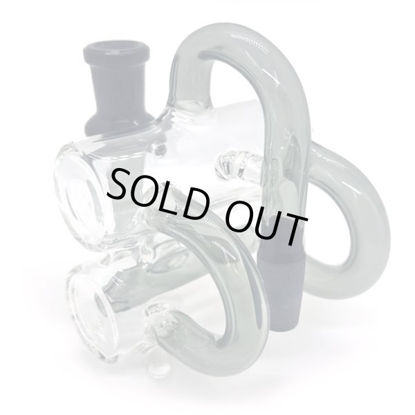 画像1: Recycler Ash Catcher ガラスボング用 拡張チャンバーパーツ 14mm  / 90° (1)