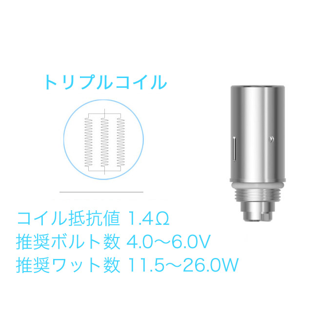 画像1: Joyetech - C3 トリプルコイル5個セット (1)