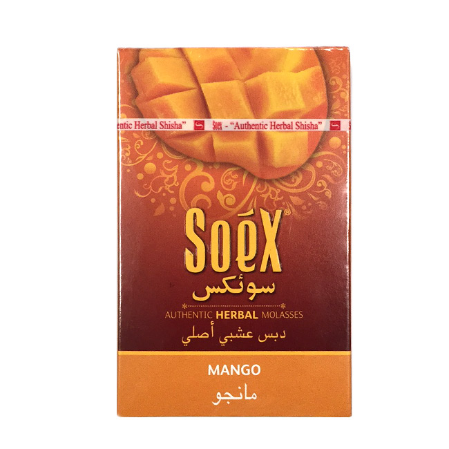 画像1: SOEX　- Mango マンゴー 50g（ニコチンなし シーシャ用ハーブフレーバー） (1)