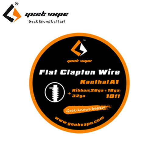 画像1: Geek Vape - Kanthal A1 Flat Clapton Wire（カンタルA1・フラット・クラプトン）約3m (1)