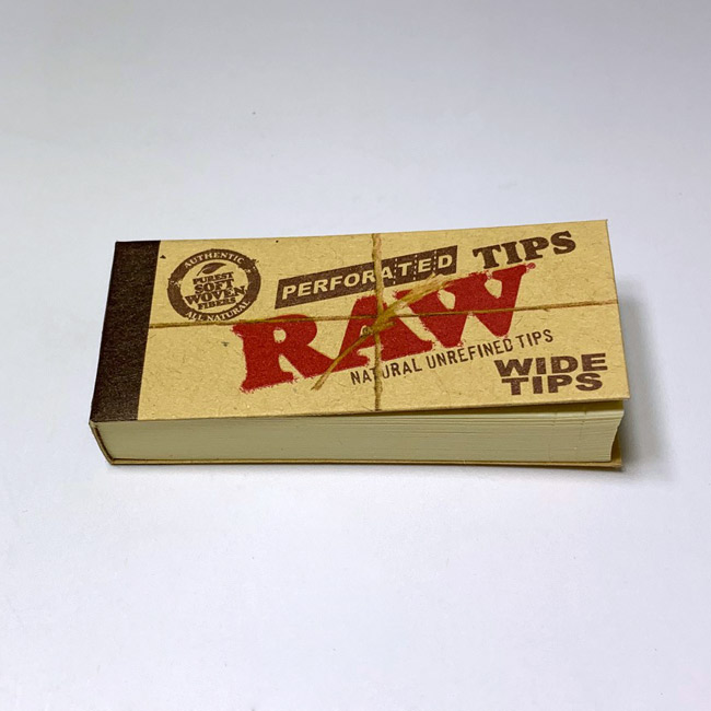 RAW チップ ワイド 100個セット    B176 手巻きタバコ フィルター