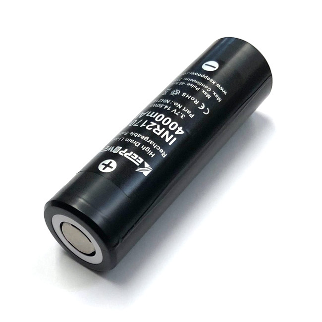  リチウムイオン電池 バッテリー 21700 サムスン Samsung 21700 40T 4000mAh 充電可 正規品保証 ベイプ VAPE 電子タバコ 電子機器 PSE認証済 フラットトップ