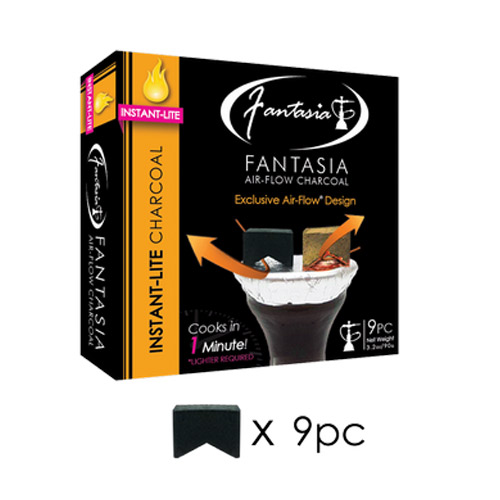 画像1: FANTASIA - Air Flow Instant Lite Charcoal 【シーシャ用 チャコール 炭 】 (1)