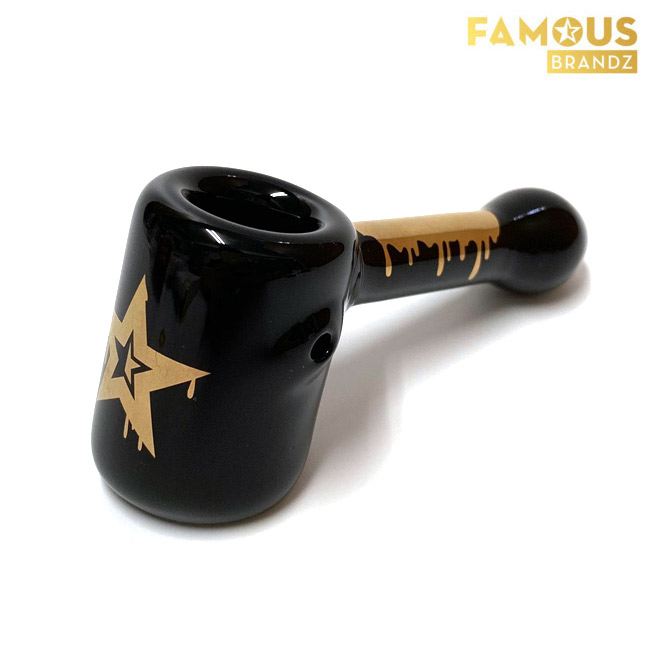 Famous Design - SURRENDER 5inch Hammer Sherlock Hand Pipe ガラス