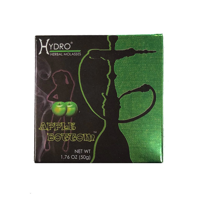 画像1: HYDRO Herbal - Apple Bottom グリーンアップル 50g（ニコチンなし シーシャ用ハーブフレーバー） (1)