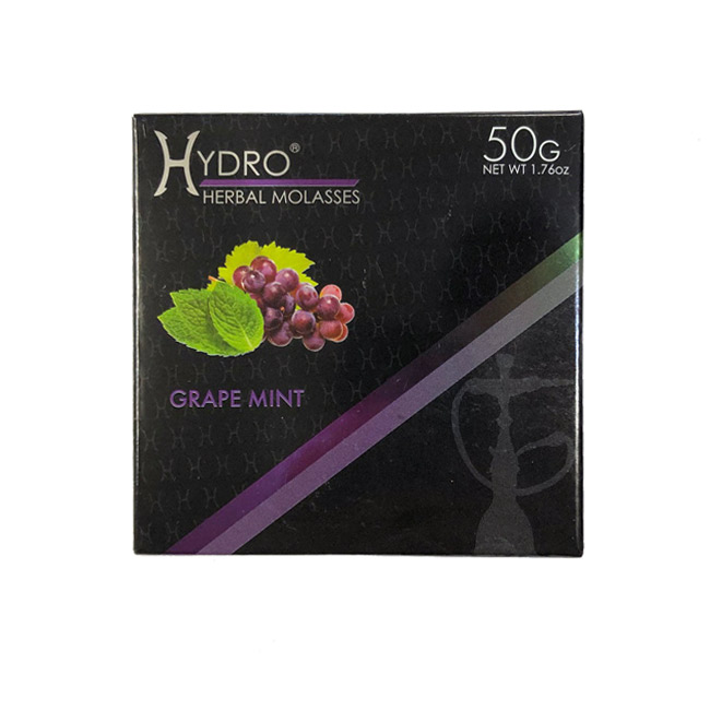 画像1: HYDRO Herbal - Grape Mint グレープ＆ミント 50g（ニコチンなし シーシャ用ハーブフレーバー） (1)