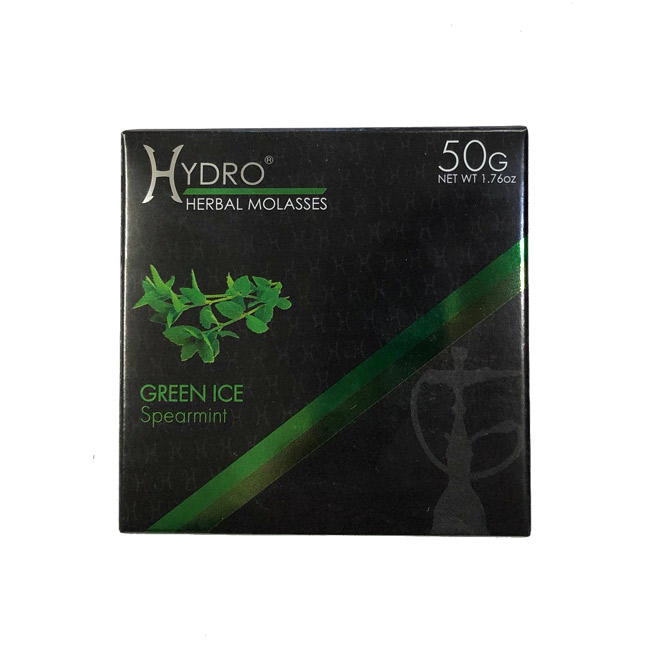 画像1: HYDRO Herbal - Green Ice スペアミント 50g（ニコチンなし シーシャ用ハーブフレーバー） (1)