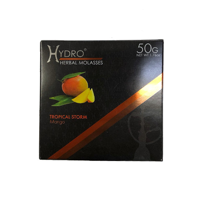 画像1: HYDRO Herbal - Tropical Storｍ マンゴー 50g（ニコチンなし シーシャ用ハーブフレーバー） (1)