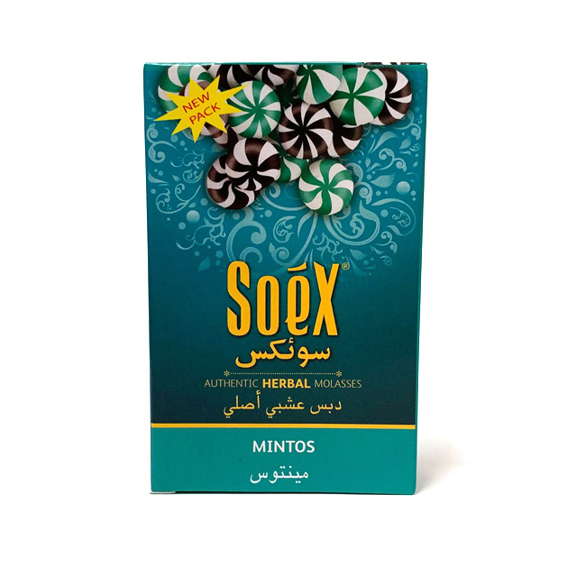 画像1: SOEX　- Mintos ミントス 50g（ニコチンなし シーシャ用ハーブフレーバー） (1)
